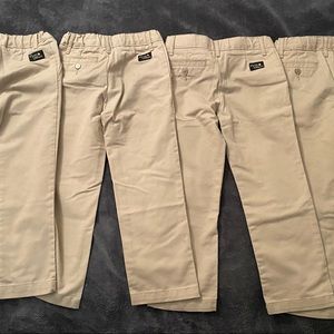 4 FlynnO’hara Twill Pants School Uniforms, Khaki, Size 6R